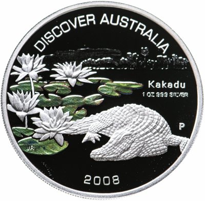 купить Австралия 1 доллар (dollar) 2008 Proof "Узнайте Австралию - Национальный парк Какаду"