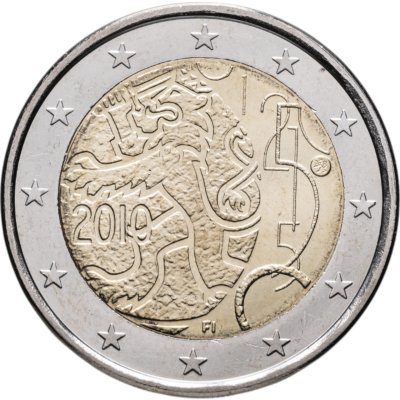 купить Финляндия 2 евро (euro) 2010 150-летие введения в обращение финской марки