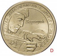 купить США 1 доллар (dollar) 2017 D "Коренные Американцы - Секвойя"