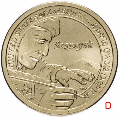 купить США 1 доллар (dollar) 2017 D "Коренные Американцы - Секвойя"