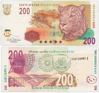 Купить ЮАР 200 ранд 2010 (Pick 132b)