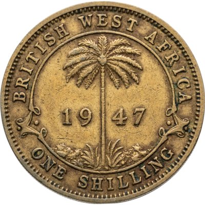 купить Британская Западная Африка 1 шиллинг (shilling) 1947 KN