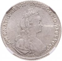 купить 1 рубль 1777 СПБ-ФЛ в слабе ННР AU DETAILS