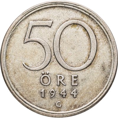 купить Швеция 50 эре (ore) 1944
