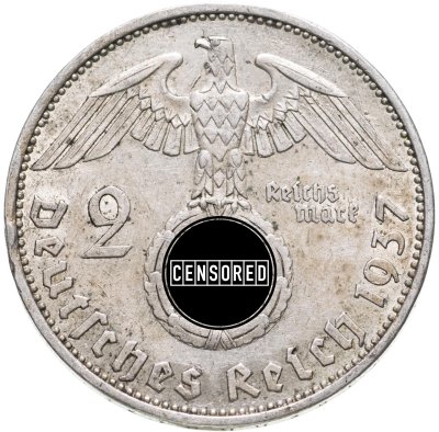 купить Германия (Третий Рейх) 2 рейхсмарки 1937