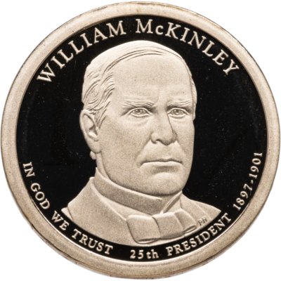 купить США 1 доллар (dollar) 2013 S Президент США - Уильям Мак-Кинли (1897–1901) знак монетного двора: "S" - Сан-Франциско