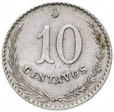 купить Парагвай 10 сентаво (centavos) 1903