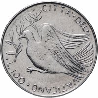 Купить Ватикан 100 лир (lire) 1970
