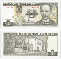 купить Куба 1 песо 2003 (Pick 125) "150 лет со дня рождения Хосе Марти"