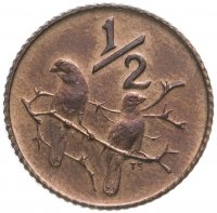 купить ЮАР 1/2 цента (cent) 1972