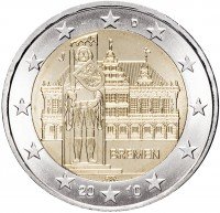 Купить Германия 2 евро 2010 J "Федеральные земли Германии: Бремен"