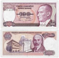 купить Турция 100 лир 1984 (Pick 194b)