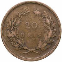 купить Португалия 20 рейс (reis) 1892