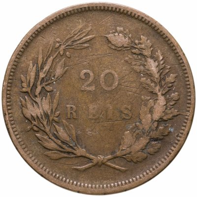 купить Португалия 20 рейс (reis) 1892