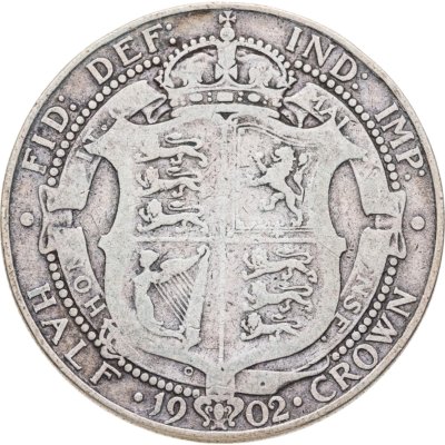 купить Великобритания 1/2 кроны (crown) 1902