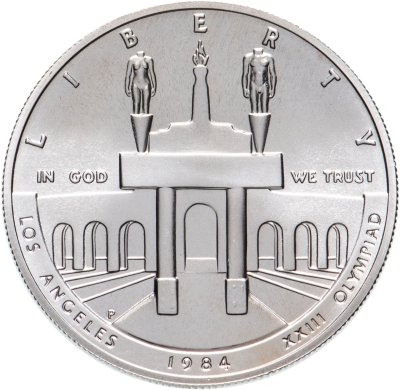 купить США 1 доллар (dollar) 1984 XXIII летние Олимпийские Игры 1984 в Лос-Анджелесе