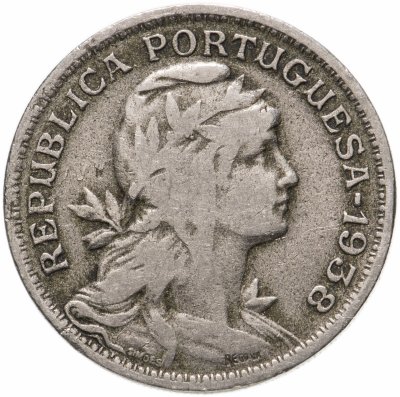 купить Португалия 50 сентаво (centavos) 1938