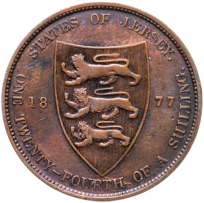 купить Джерси 1/24 шиллинга (shilling) 1877, Королева Виктория