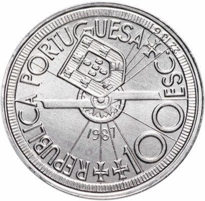 купить Португалия 100 эскудо (escudos) 1987 "Золотой век открытий - Диогу Кан"