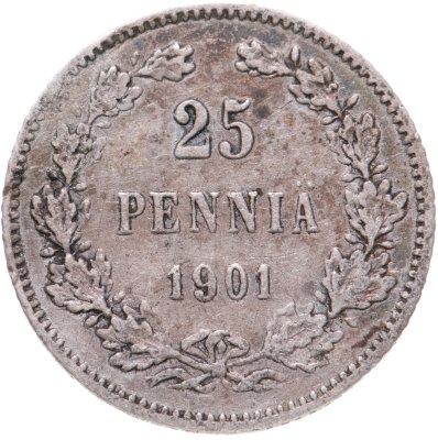 купить 25 пенни (pennia) 1901 L