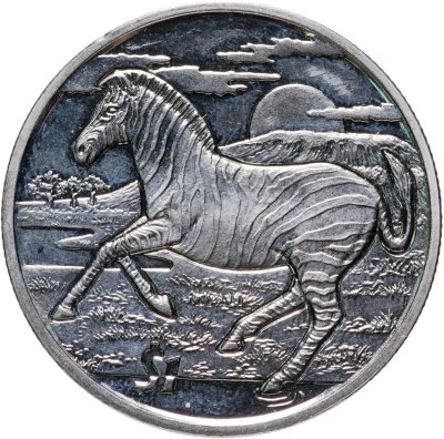 купить Сьерра-Леоне 1 доллар (dollar) 2007 Животные - Зебра