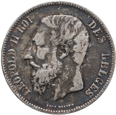 купить Бельгия 5 франков 1871