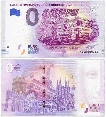 купить 0 евро (euro) «Гонка «Олдтаймер Гран-при» Нюрбургринг» 2018 1-серия (NEW)