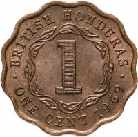 купить Британский Гондурас 1 цент (cent) 1969