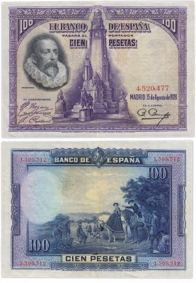 купить Испания 100 песет 1928 (Pick 76)