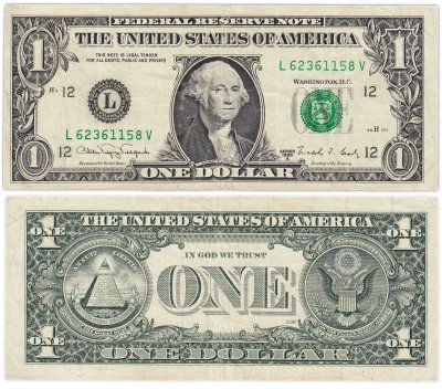 купить США 1 доллар 1988A (Pick 480b) L-Сан Франциско