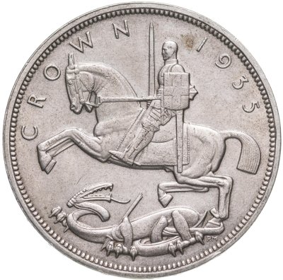 купить Великобритания 1 крона (crown) 1935 "25 лет правления Короля Георга V"
