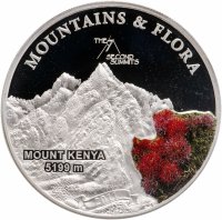 купить Палау 5 долларов 2011 "Горы и флора: гора Кения"