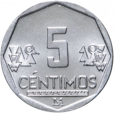 купить Перу 5 сентимо (centimos) 2017