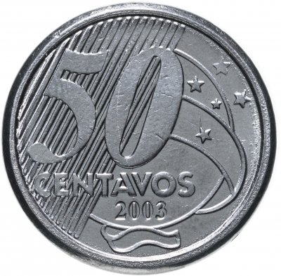 купить Бразилия 50 сентаво 2003