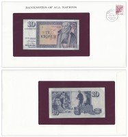 купить Серия "Банкноты всех стран мира" -10 крон Исландия 1961