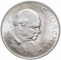 Купить Великобритания 1 крона (crown) 1965 "Cэр Уинстон Черчилль"