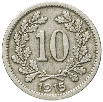 купить Австрия 10 геллеров (heller) 1915