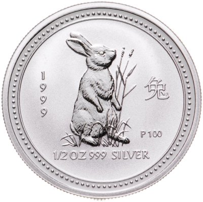 купить Австралия 50 центов 1999 "Восточный календарь. Год кролика"
