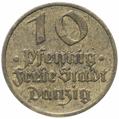 купить Германия, Данциг (Гданьск) 10 пфеннигов 1932