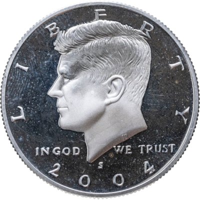 купить США 50 центов (1/2 доллара, half dollar) 2004 Proof Kennedy Half Dollar (Кеннеди) Знак монетного двора "S" - Сан-Франциско