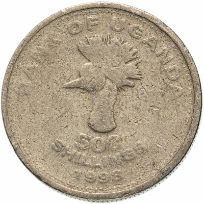 купить Уганда 500 шиллингов (shillings) 1998-2019, случайная дата