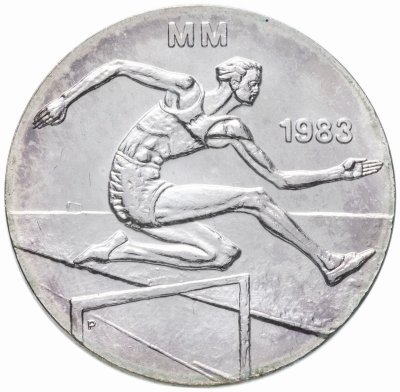 купить Финляндия 50 марок 1983 "Чемпионат мира по лёгкой атлетике 1983 года в Хельсинки"