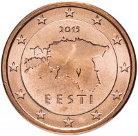 Купить Эстония 1 цент (cent) 2015