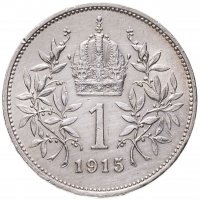 купить Австро-Венгрия 1 крона 1915, монета для Австрии