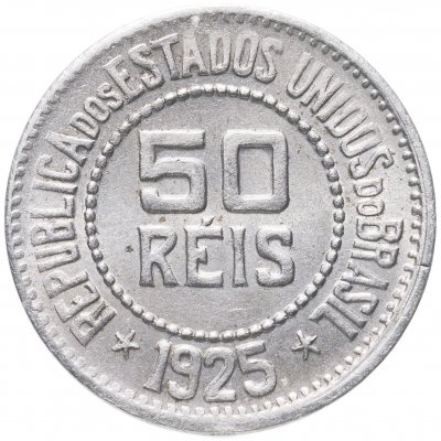 купить Бразилия 50 реалов (рейс, reis) 1925