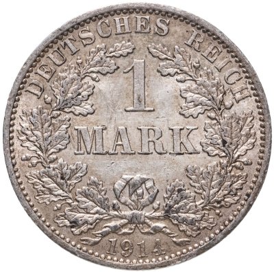 купить Германия, Германская империя 1 марка 1914 A знак монетного двора: "A" - Берлин