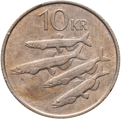 купить Исландия 10 крон 1987