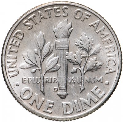 купить США 10 центов (дайм, one dime) 1960