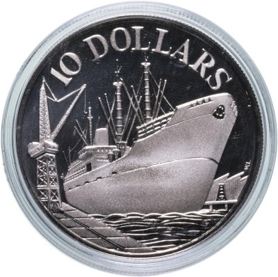 купить Сингапур 10 долларов (dollars) 1976 "10 лет Независимости"