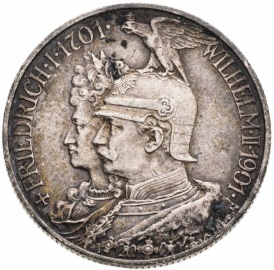 купить Германская Империя 2 марки (mark) 1901 "200 лет Пруссии"